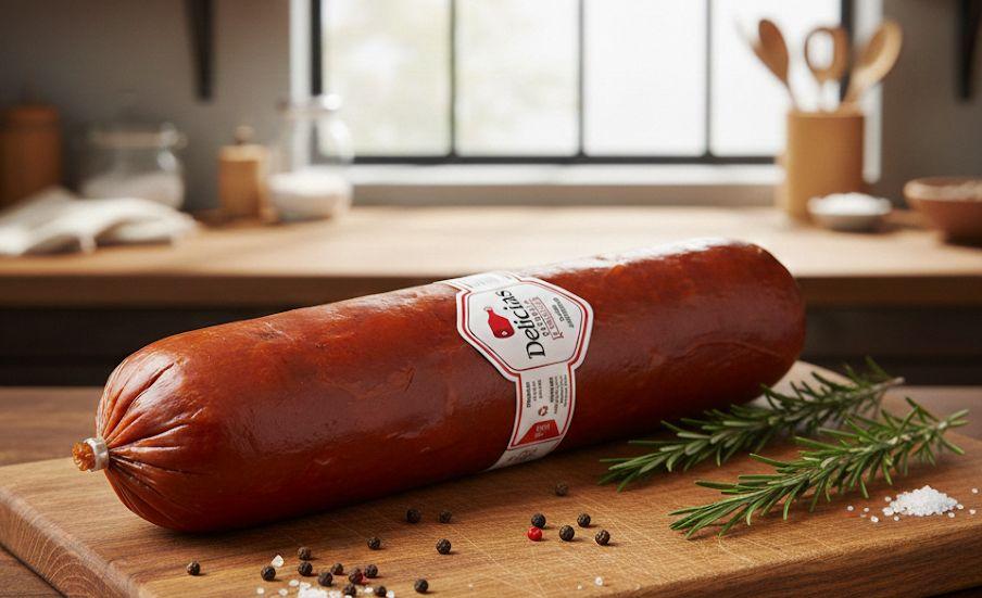 Jamón embuchado ahumado